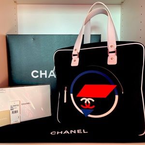 Rare Chanel “ Pan Am” Bag￼
